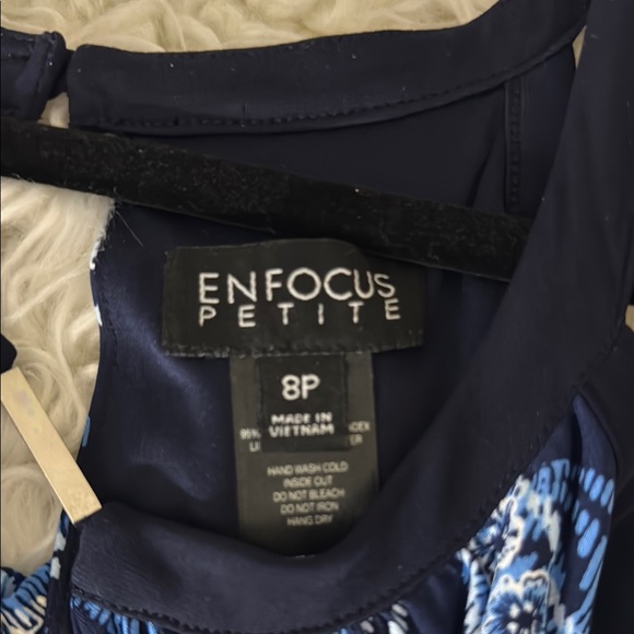 Enfocus Studio Blue Halter Maxi Sundress - Picture 2 of 4